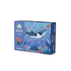 Moulin Roty                    Puzzle phosphorescent Sous la mer    24 pièces