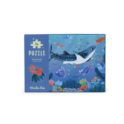 Moulin Roty                    Puzzle phosphorescent Sous la mer    24 pièces