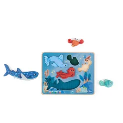 Moulin Roty Puzzle sensoriel Les aventures de Paulie Multicolore