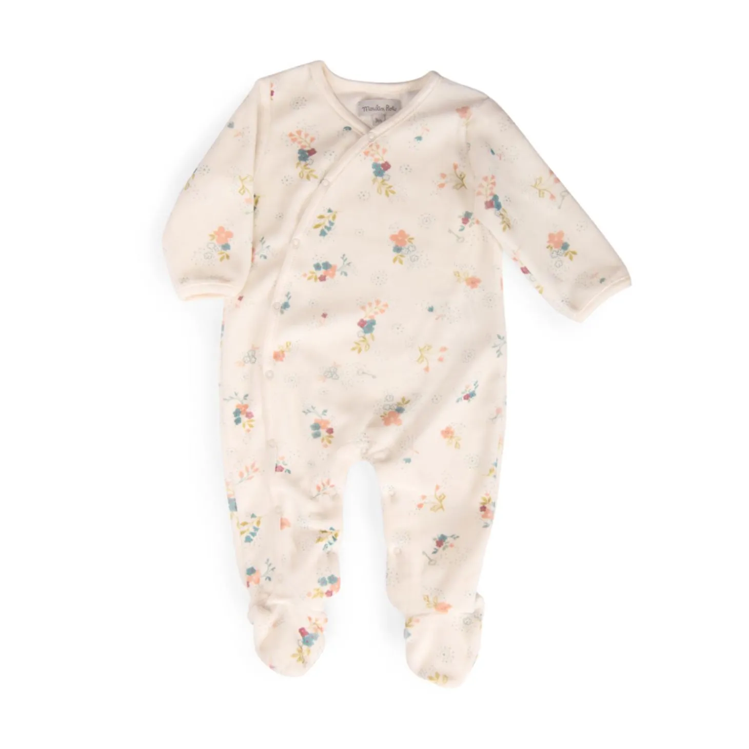 Moulin Roty Pyjama velours La petite école de danse Multicolore