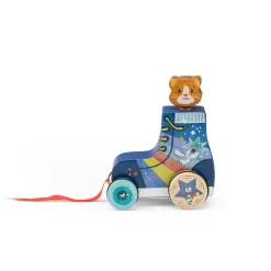 Moulin Roty Roller à tirer Puce & Pilou Multicolore