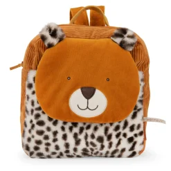 Moulin Roty Sac à dos léopard Taïgo La forêt Mawa Caramel