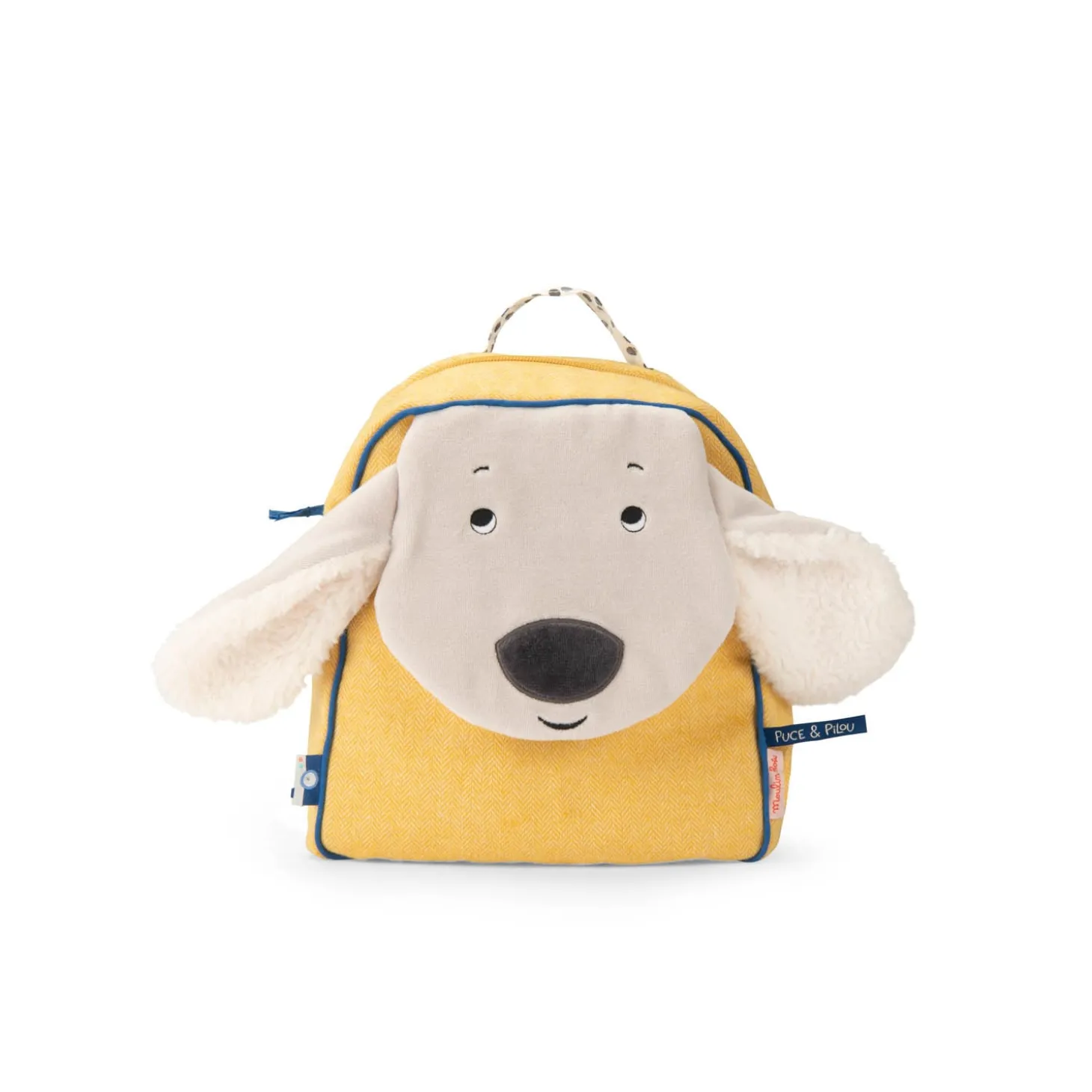 Moulin Roty Sac à dos Pilou Puce & Pilou Multicolore