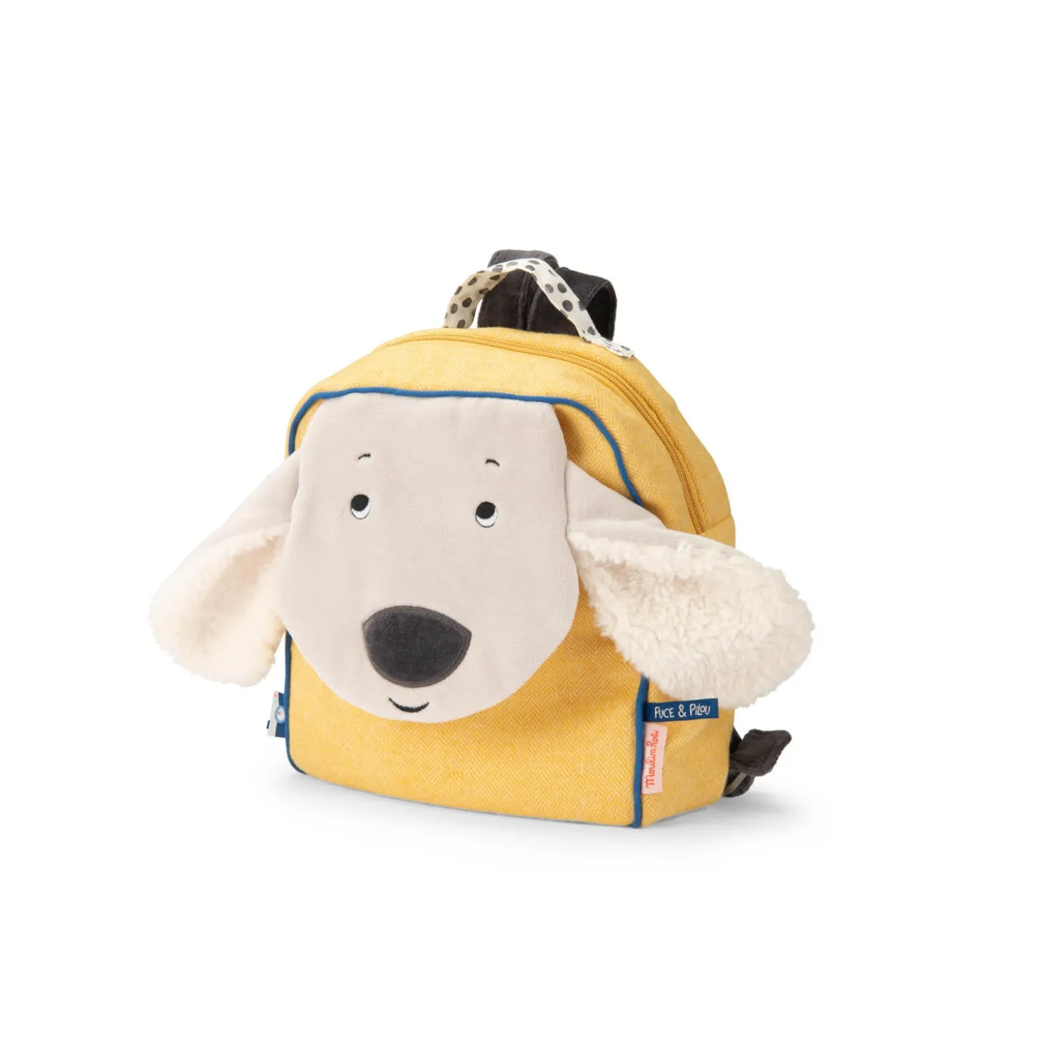 Moulin Roty Sac à dos Pilou Puce & Pilou Multicolore