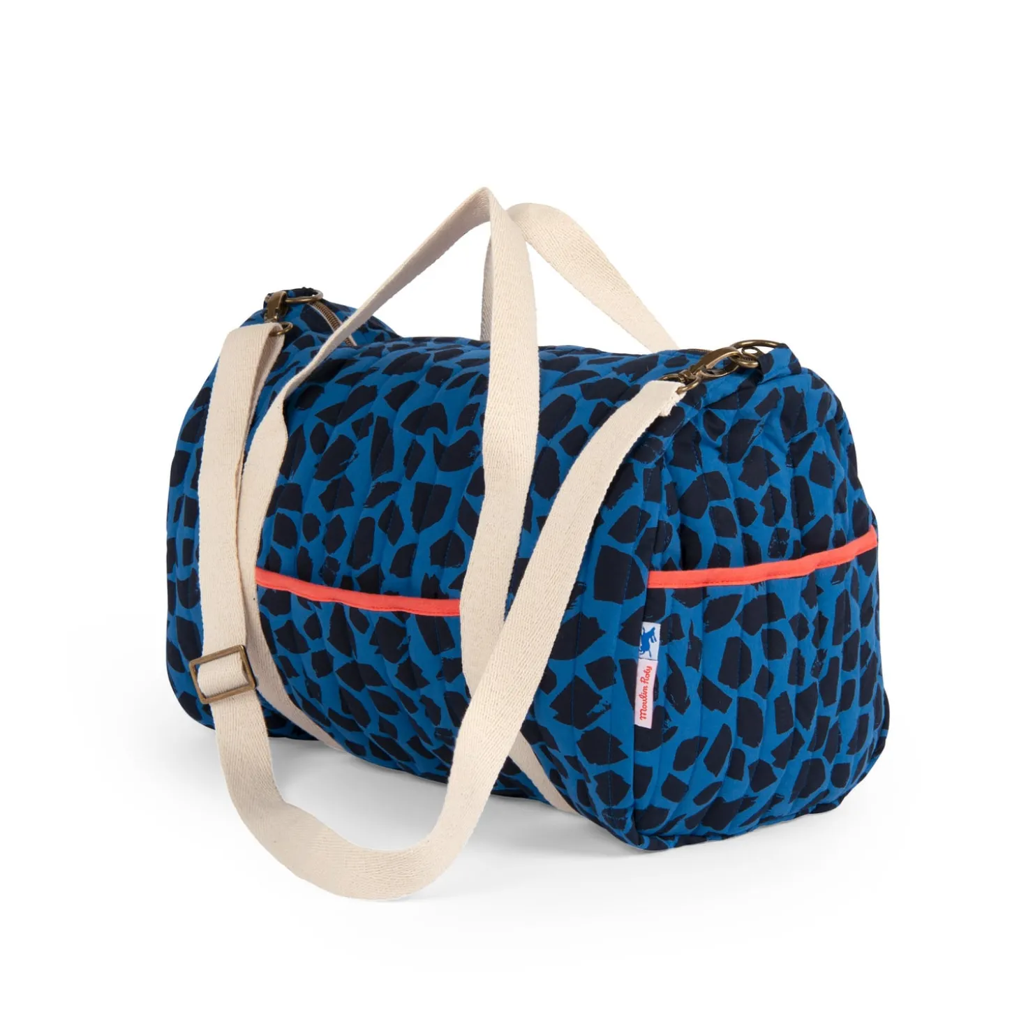 Moulin Roty Sac à langer Puce & Pilou Bleu