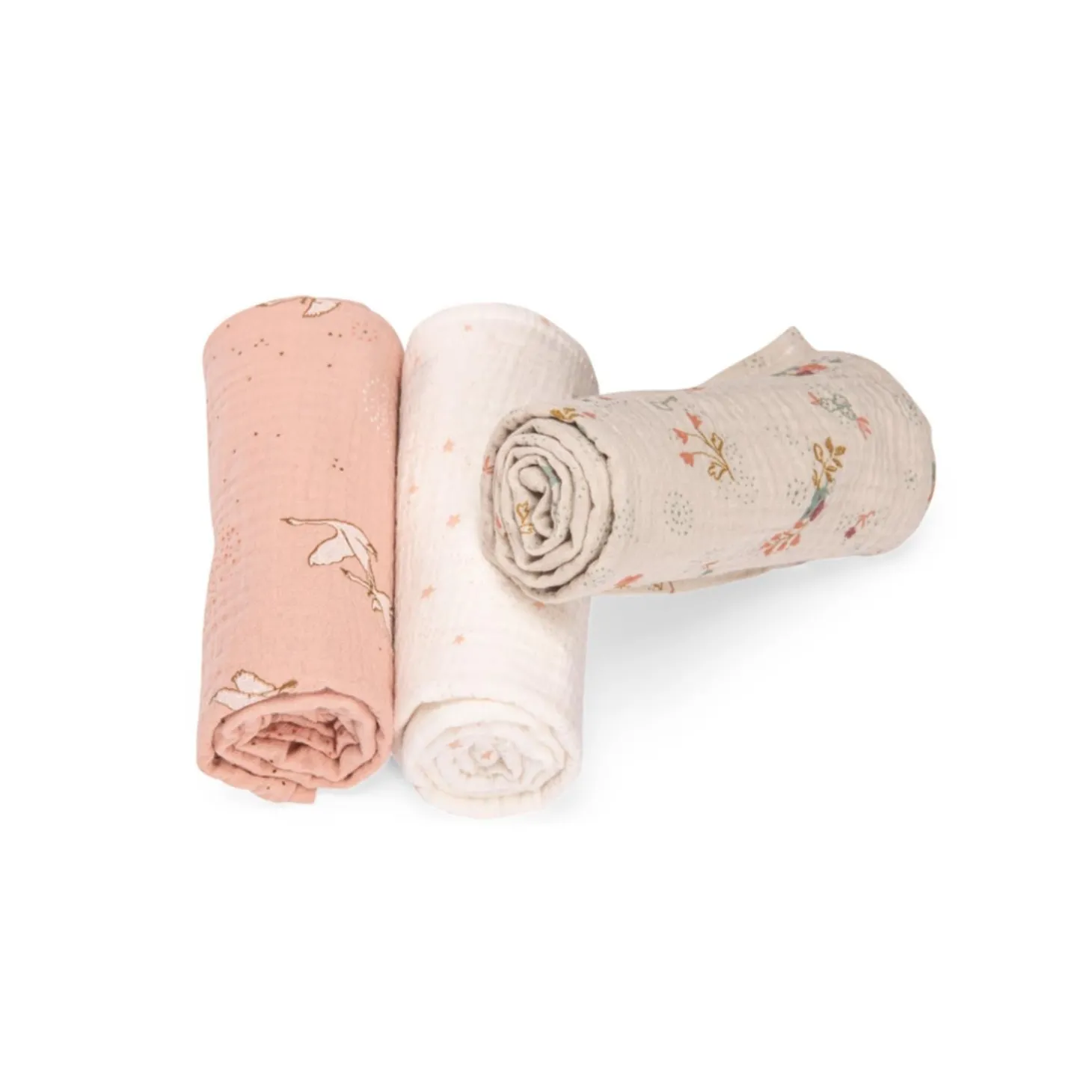 Moulin Roty Set de 3 langes La petite école de danse Multicolore