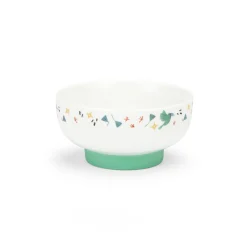 Moulin Roty Set vaisselle porcelaine La forêt Mawa Blanc/ vert