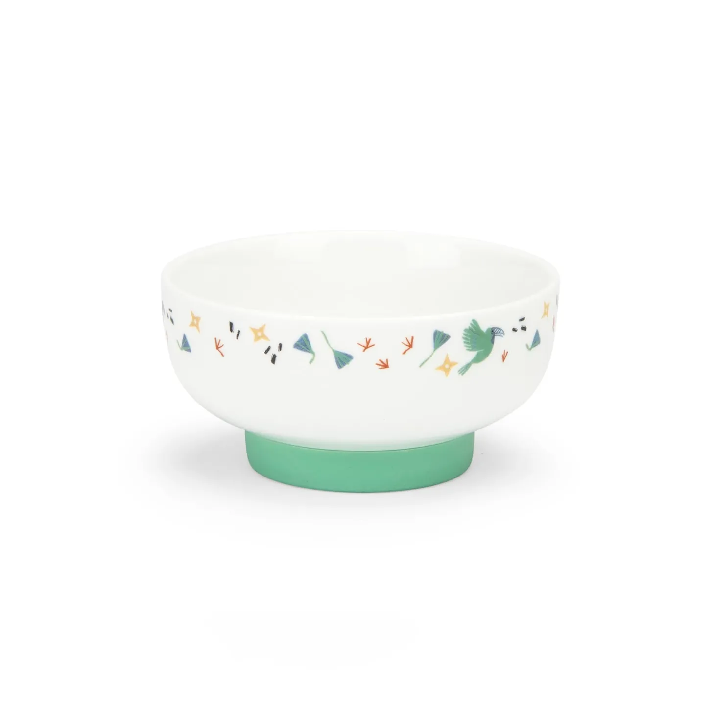 Moulin Roty Set vaisselle porcelaine La forêt Mawa Blanc/ vert