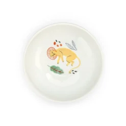 Moulin Roty                    Set vaisselle porcelaine La forêt Mawa    Blanc/ vert