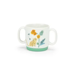 Moulin Roty Set vaisselle porcelaine La forêt Mawa Blanc/ vert