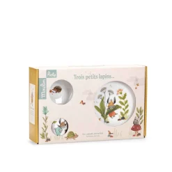Moulin Roty                    Set vaisselle porcelaine    Blanc/Ocre