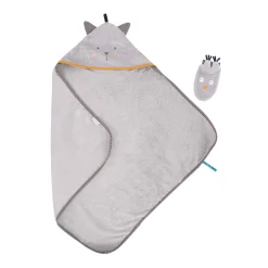 Moulin Roty                    Sortie de bain Les Moustaches