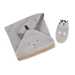 Moulin Roty                    Sortie de bain Les Moustaches