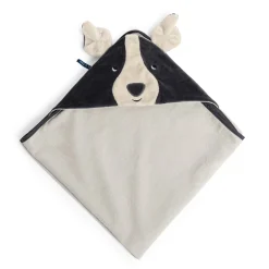 Moulin Roty                    Sortie de bain Puce & Pilou    Gris/Crème