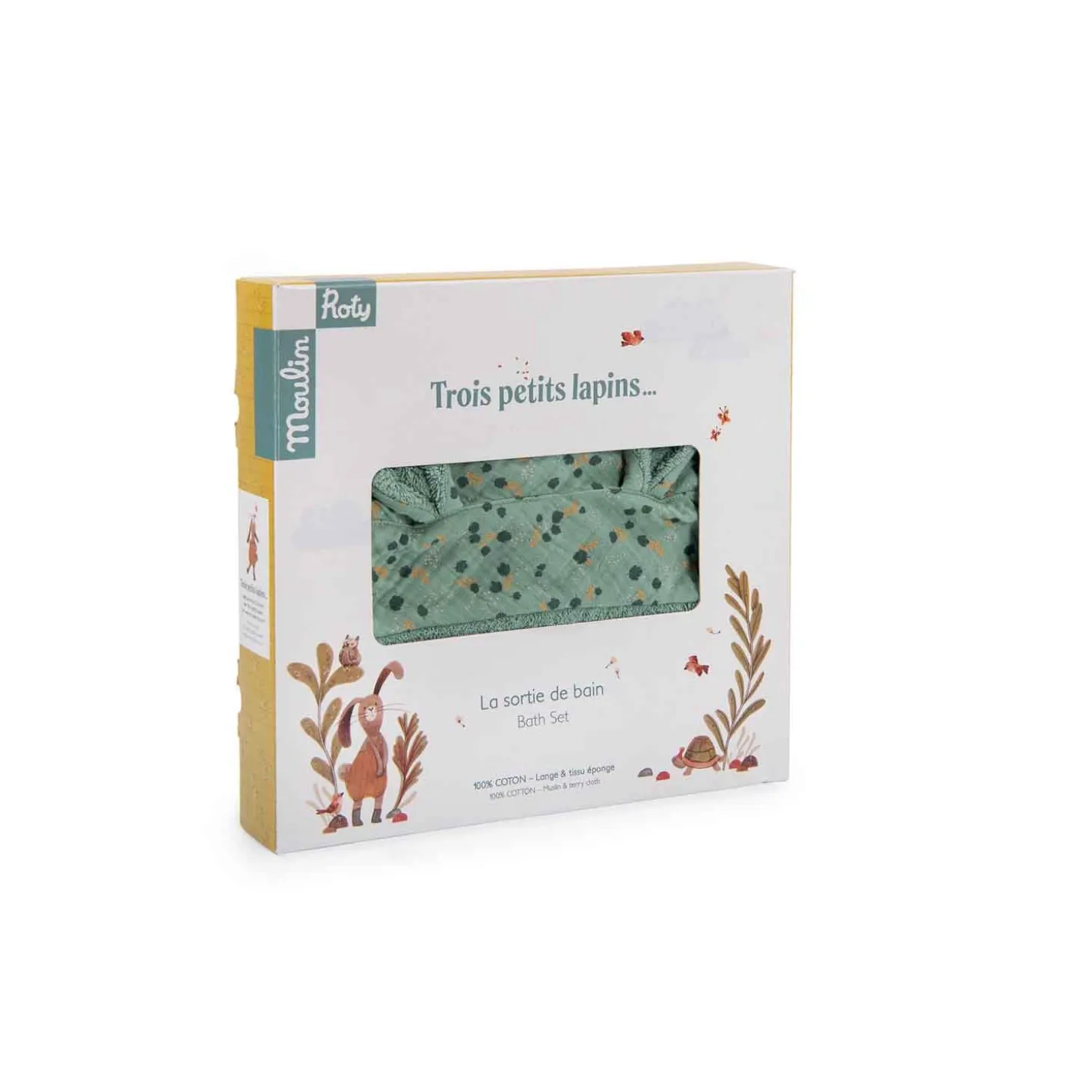 Moulin Roty Sortie de bain Sauge 80x80 cm