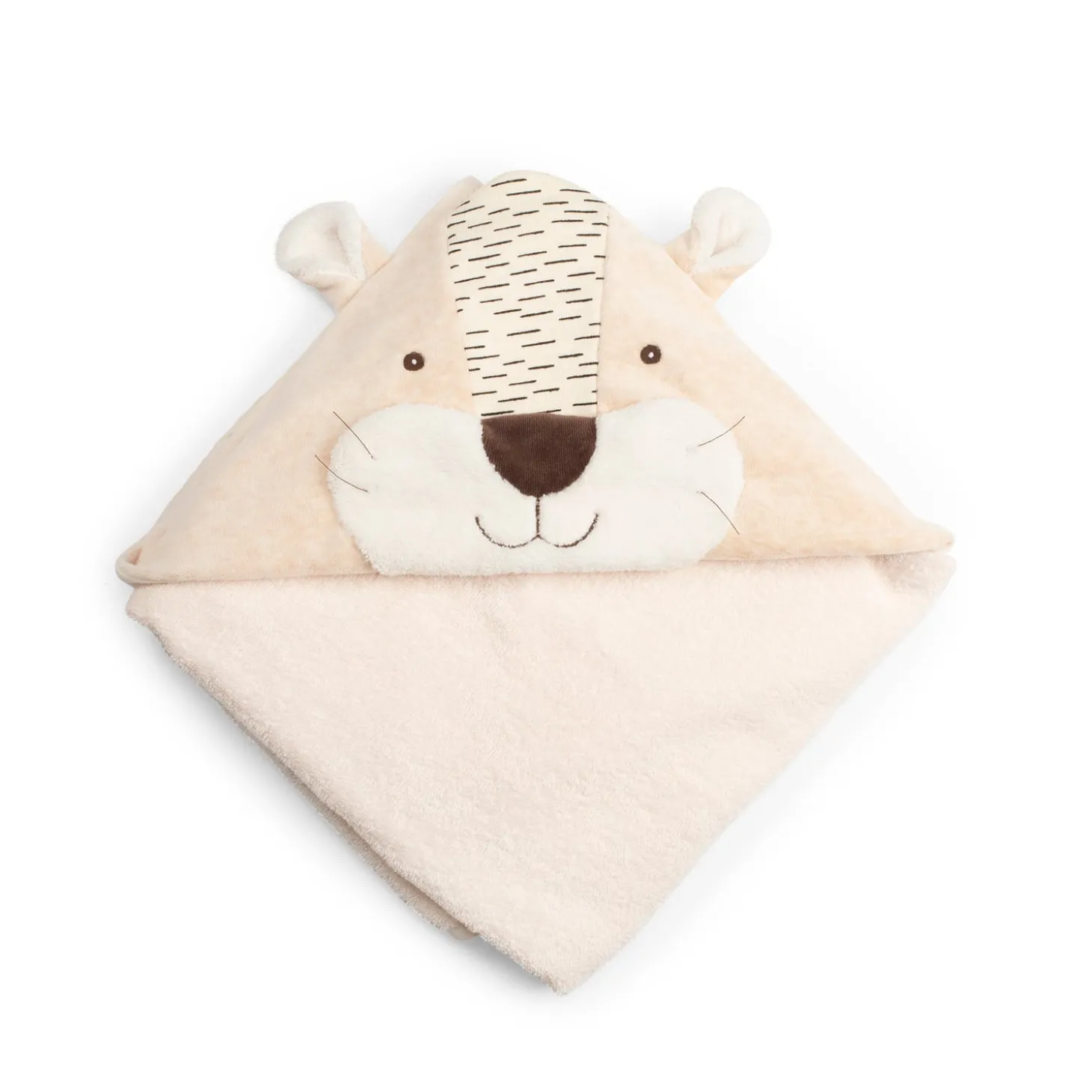 Moulin Roty Sortie de bain tigre Baboo La forêt Mawa Crème