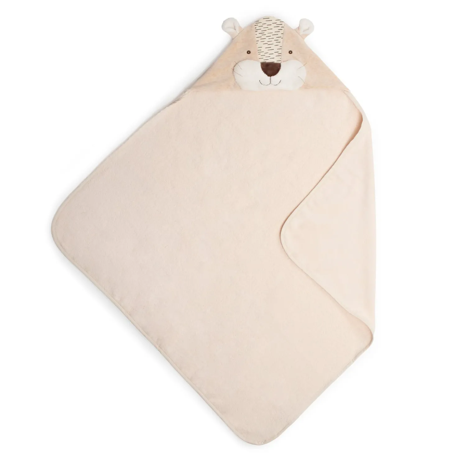 Moulin Roty Sortie de bain tigre Baboo La forêt Mawa Crème