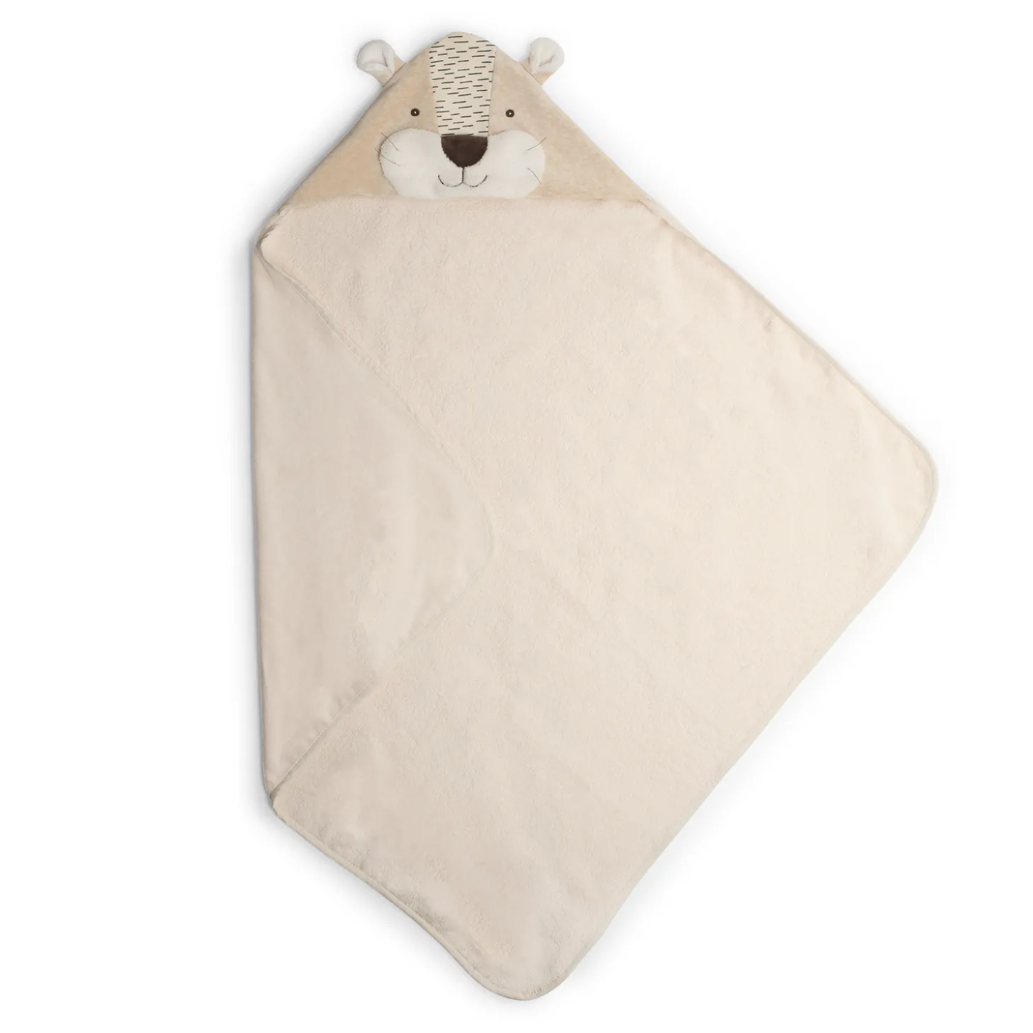Moulin Roty Sortie de bain tigre Baboo La forêt Mawa Crème