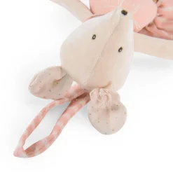 Moulin Roty Souris d'activités à suspendre La petite école de danse Rose/Crème