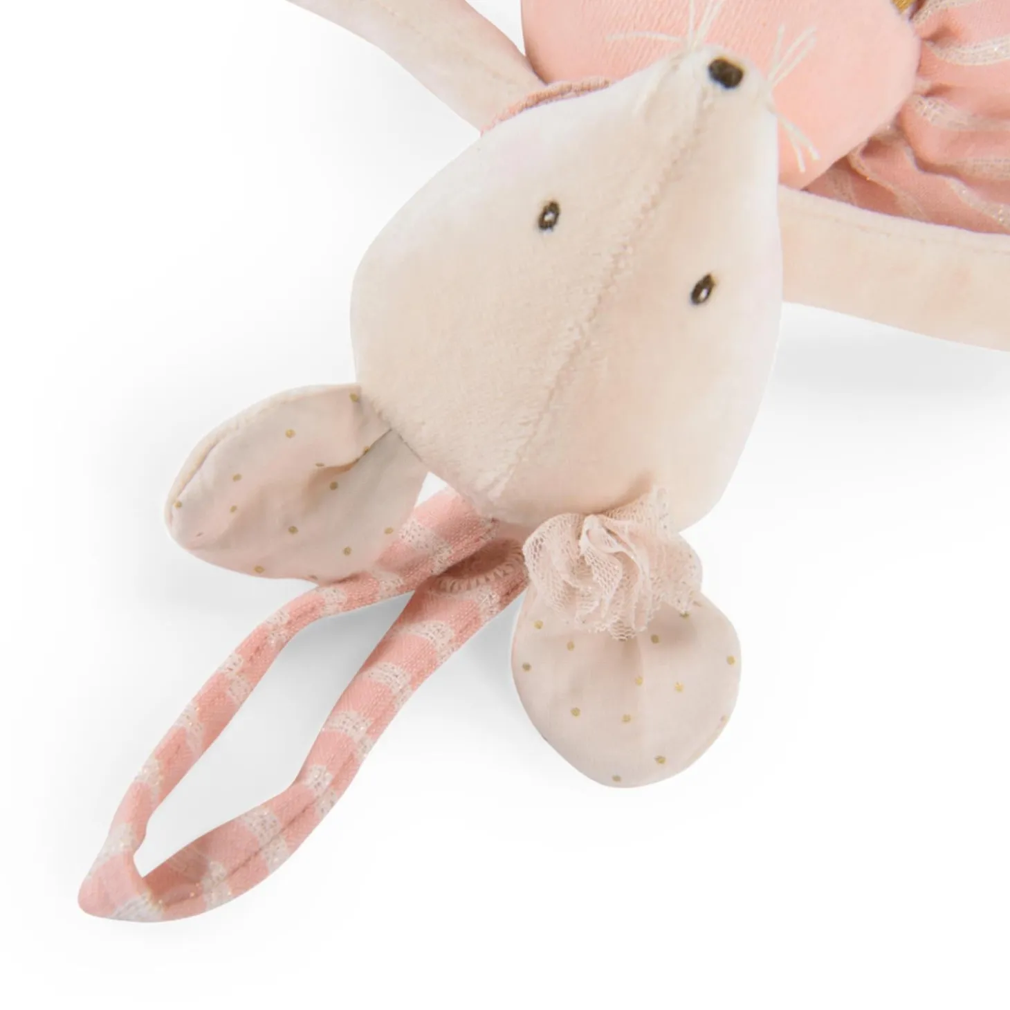 Moulin Roty Souris d'activités à suspendre La petite école de danse Rose/Crème