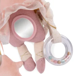 Moulin Roty Souris d'activités à suspendre La petite école de danse Rose/Crème