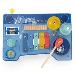 Moulin Roty Table multi-activités musicale Puce & Pilou Multicolore