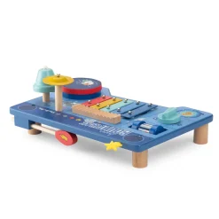Moulin Roty                    Table multi-activités musicale Puce & Pilou    Multicolore
