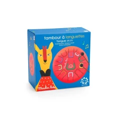 Moulin Roty Tambour à languettes Les Popipop Rouge
