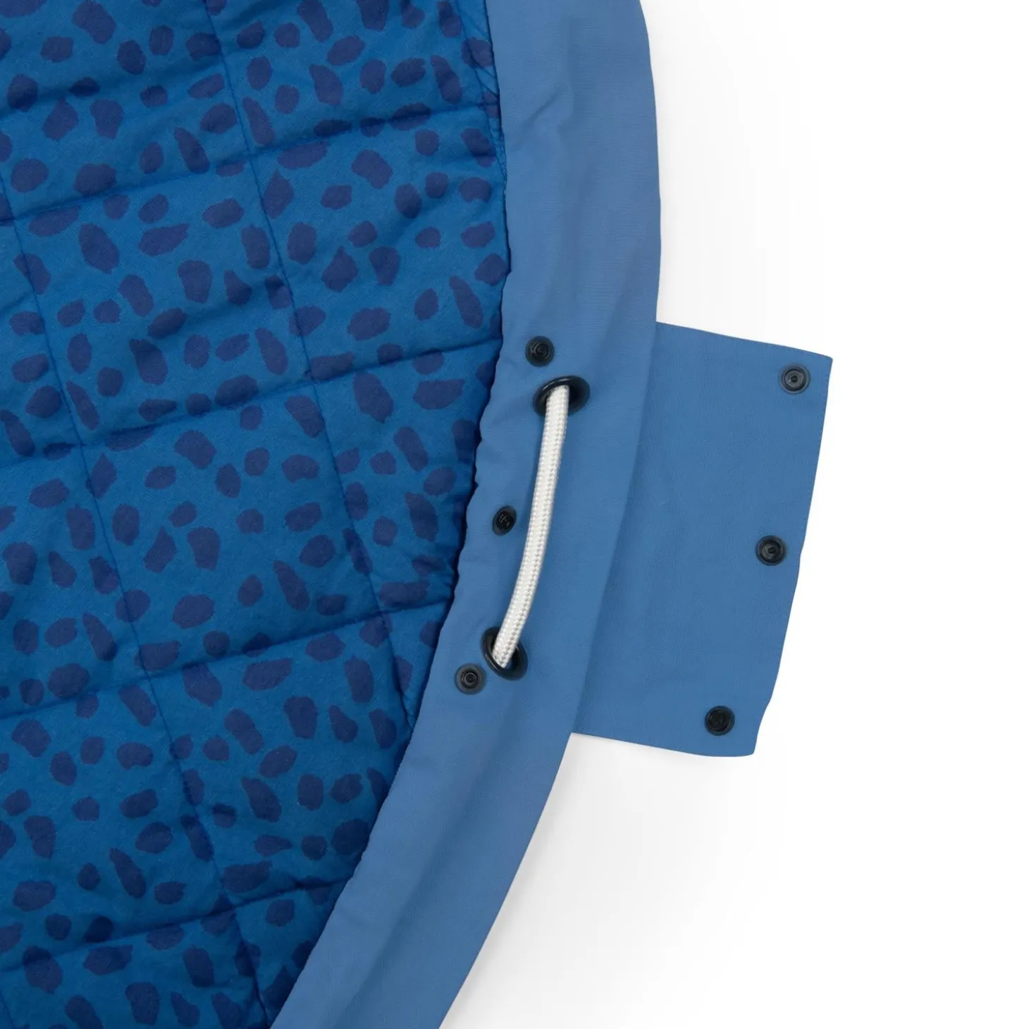 Moulin Roty Tapis de jeu /sac de rangement soft Puce & Pilou Bleu Et Blanc