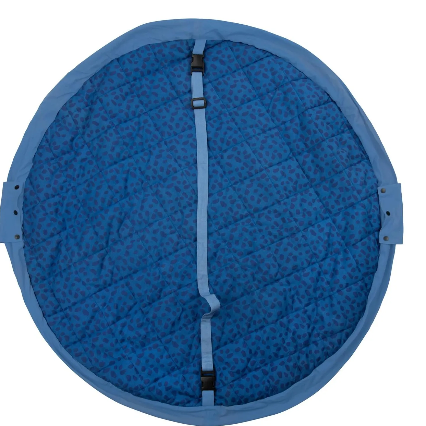 Moulin Roty Tapis de jeu /sac de rangement soft Puce & Pilou Bleu Et Blanc