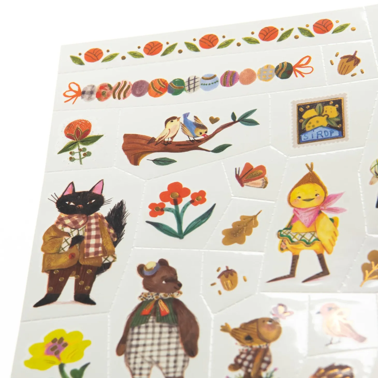 Moulin Roty Tatouages Les Minouchkas Multicolore