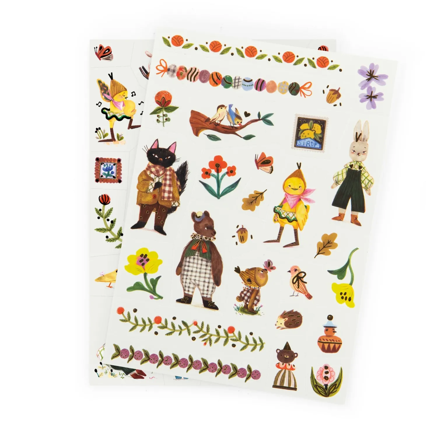 Moulin Roty Tatouages Les Minouchkas Multicolore