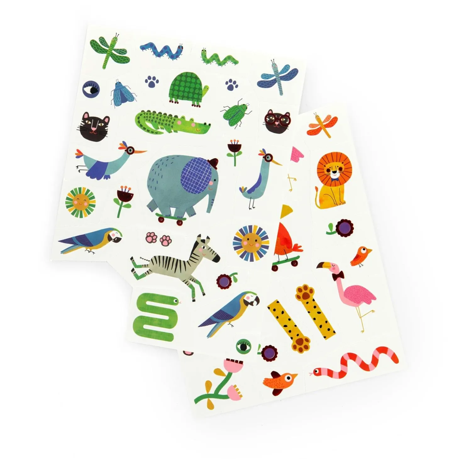 Moulin Roty Tatouages Les Toupitis Multicolore