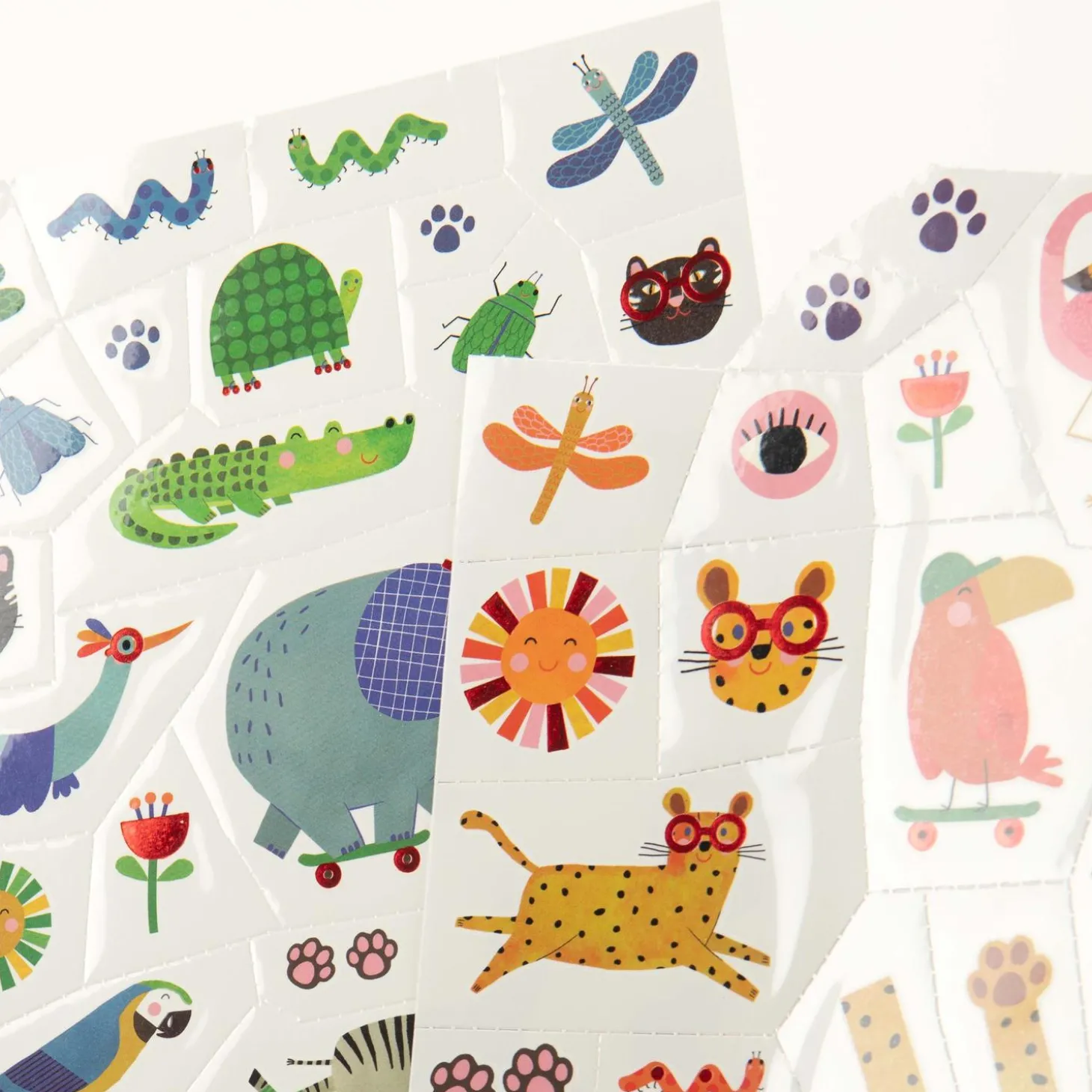 Moulin Roty Tatouages Les Toupitis Multicolore