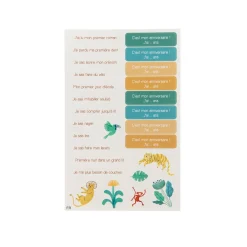 Moulin Roty Toise carnet La forêt Mawa Multicolore