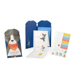 Moulin Roty Toise carnet Puce & Pilou Multicolore