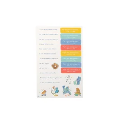 Moulin Roty Toise carnet Puce & Pilou Multicolore