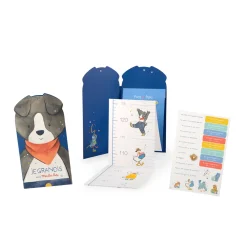 Moulin Roty Toise carnet Puce & Pilou Multicolore