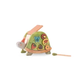 Moulin Roty Tortue d'activités Trois petits lapins Multicolore