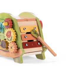 Moulin Roty Tortue d'activités Trois petits lapins Multicolore