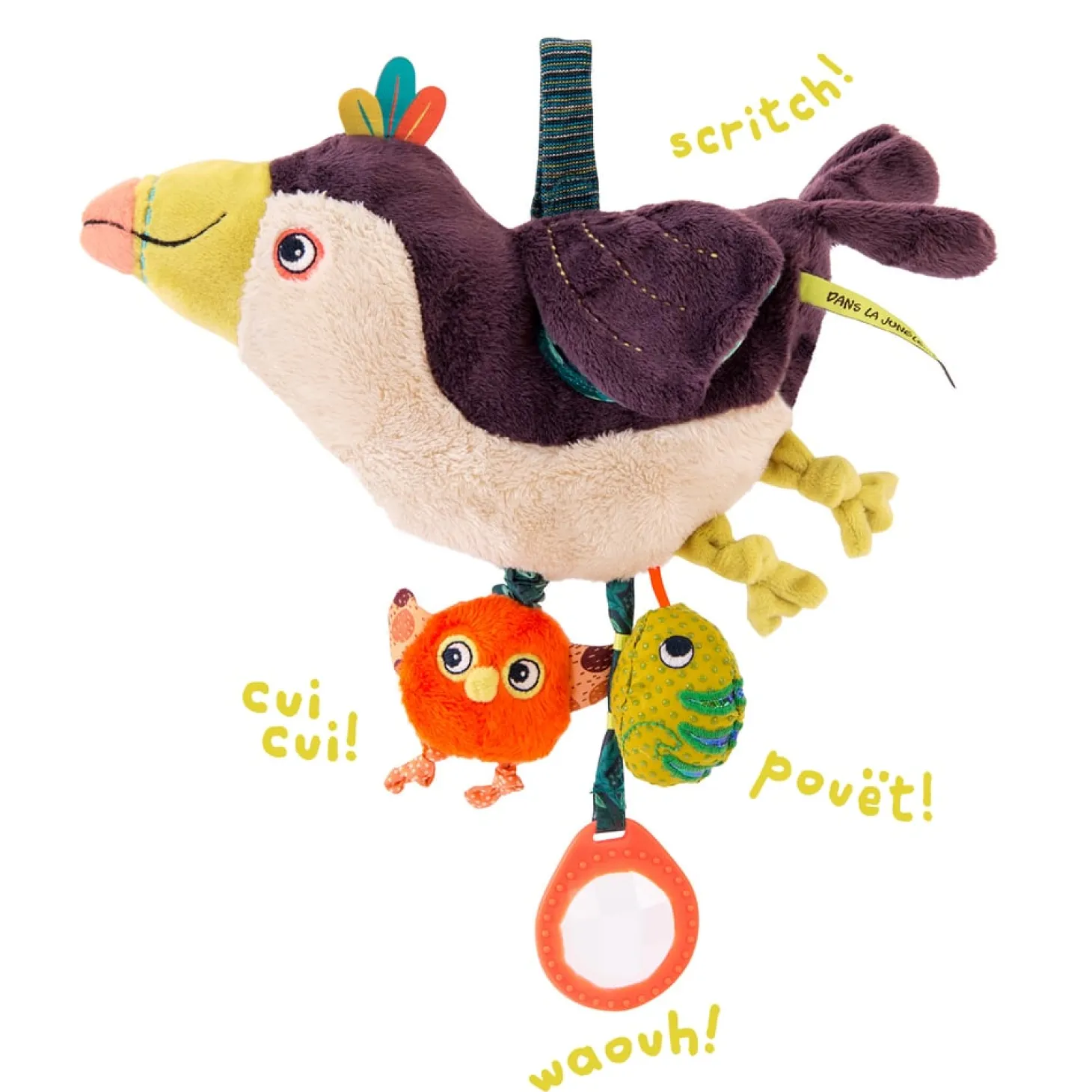 Moulin Roty Toucan Pakou d'activités à suspendre Dans la jungle