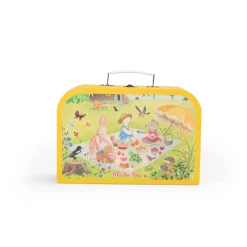 Moulin Roty Valise dînette thé métal La Grande Famille Multicolore
