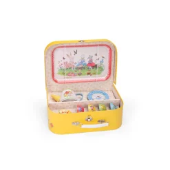 Moulin Roty Valise dînette thé métal La Grande Famille Multicolore