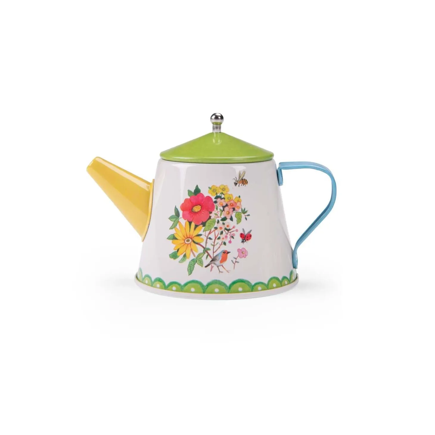 Moulin Roty Valise dînette thé métal La Grande Famille Multicolore
