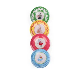 Moulin Roty Valise dînette thé métal La Grande Famille Multicolore