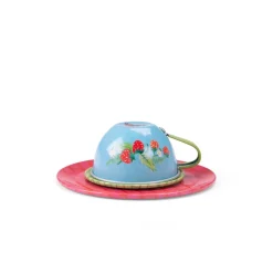 Moulin Roty Valise dînette thé métal La Grande Famille Multicolore