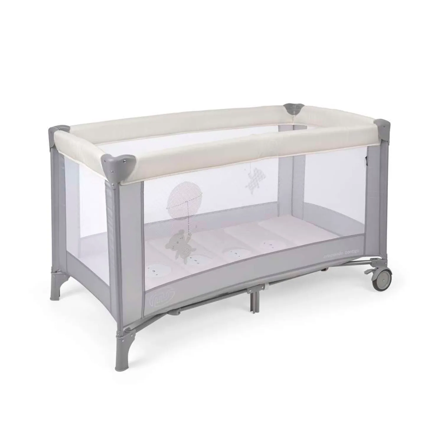 MS Innovaciones Berceau basic Gris Et Beige