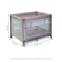 MS Innovaciones                    Berceau double hauteur Kunni    Beige