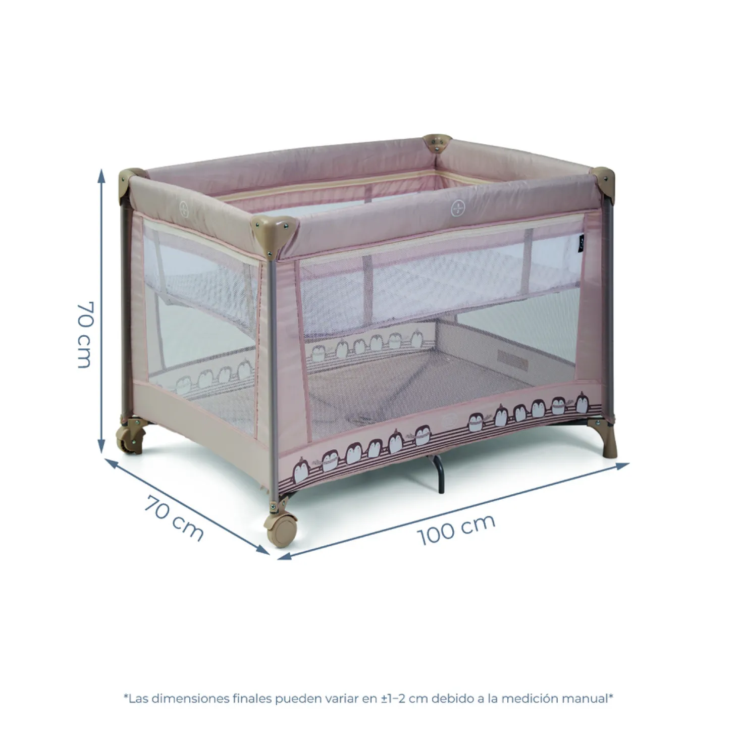 MS Innovaciones Berceau double hauteur Kunni Beige