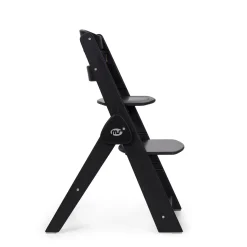 MS Innovaciones                    Chaise haute Full plus pliant naturel coussin    Gris/Noir
